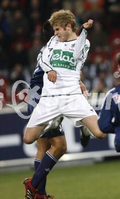 Fussball T-Mobile Bundesliga. SK Austria Kaernten gegen Red Bull Salzburg. Manuel Weber (Kaernten). Klagenfurt, am 19.3.2008.

Copyright Kuess

---
pressefotos, pressefotografie, kuess, qs, qspictures, sport, bild, bilder, bilddatenbank