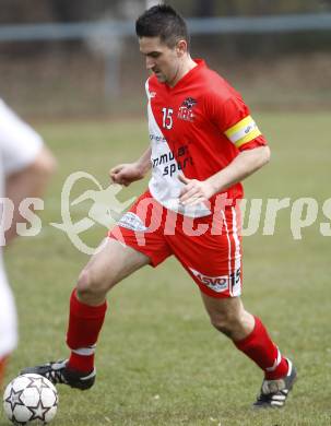 Fussball Kaerntner Liga. KAC gegen DSG Sele/Zell. Peter Widowitz (KAC). Klagenfurt, am 23.3.2008.
Foto: Kuess 
---
pressefotos, pressefotografie, kuess, qs, qspictures, sport, bild, bilder, bilddatenbank