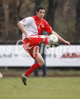 Fussball Kaerntner Liga. KAC gegen DSG Sele/Zell. Dominik Altrichter (KAC). Klagenfurt, am 23.3.2008.
Foto: Kuess 
---
pressefotos, pressefotografie, kuess, qs, qspictures, sport, bild, bilder, bilddatenbank