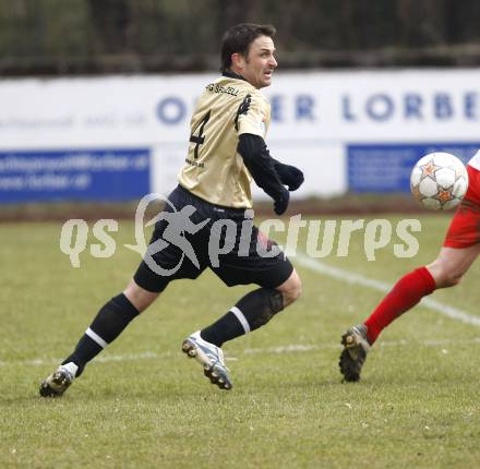 Fussball Kaerntner Liga. KAC gegen DSG Sele/Zell. Branko Bozic (Sele/Zell). Klagenfurt, am 23.3.2008.
Foto: Kuess 
---
pressefotos, pressefotografie, kuess, qs, qspictures, sport, bild, bilder, bilddatenbank