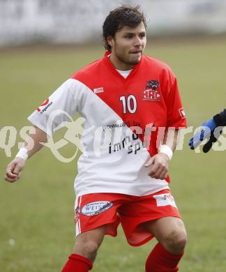 Fussball Kaerntner Liga. KAC gegen DSG Sele/Zell. Zsolt Vari (KAC). Klagenfurt, am 23.3.2008.
Foto: Kuess 
---
pressefotos, pressefotografie, kuess, qs, qspictures, sport, bild, bilder, bilddatenbank