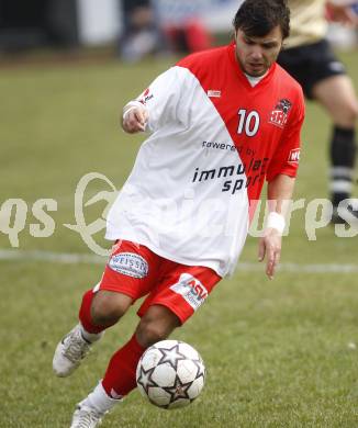 Fussball Kaerntner Liga. KAC gegen DSG Sele/Zell. Zsolt Vari (KAC). Klagenfurt, am 23.3.2008.
Foto: Kuess 
---
pressefotos, pressefotografie, kuess, qs, qspictures, sport, bild, bilder, bilddatenbank