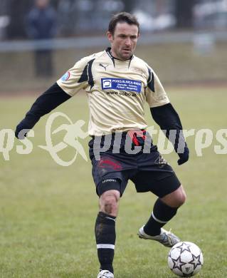 Fussball Kaerntner Liga. KAC gegen DSG Sele/Zell. Branko Bozic (Sele/Zell). Klagenfurt, am 23.3.2008.
Foto: Kuess 
---
pressefotos, pressefotografie, kuess, qs, qspictures, sport, bild, bilder, bilddatenbank