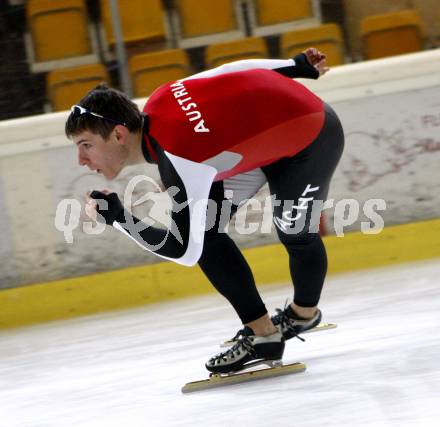 Eisschnelllauf. ESV Woerthersee. Christian Pichler. Klagenfurt, am 19.3.2008.

Copyright Kuess

---
pressefotos, pressefotografie, kuess, qs, qspictures, sport, bild, bilder, bilddatenbank