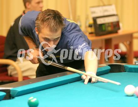 Billard Junioren Weltmeisterschaft. Albin Ouschan. Velden, am 22.9.2005.
Foto: Kuess
---
pressefotos, pressefotografie, kuess, qs, qspictures, sport, bild, bilder, bilddatenbank