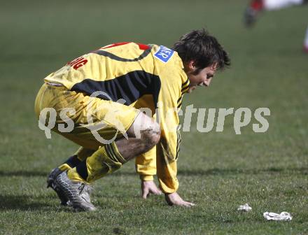 Fussball Red Zac Bundesliga. FC Kaernten gegen Red Bull Juniors Salzburg. Helmut Koenig (FCK). Klagenfurt, am 28.3.2008.

Copyright Kuess

---
pressefotos, pressefotografie, kuess, qs, qspictures, sport, bild, bilder, bilddatenbank