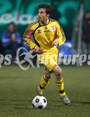 Fussball Red Zac Bundesliga. FC Kaernten gegen Red Bull Juniors Salzburg. Helmut Koenig (FCK). Klagenfurt, am 28.3.2008.

Copyright Kuess

---
pressefotos, pressefotografie, kuess, qs, qspictures, sport, bild, bilder, bilddatenbank