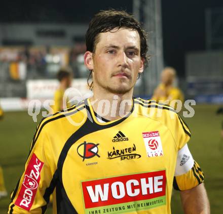 Fussball Red Zac Bundesliga. FC Kaernten gegen Red Bull Juniors Salzburg. Matthias Sereinig (FCK). Klagenfurt, am 28.3.2008.

Copyright Kuess

---
pressefotos, pressefotografie, kuess, qs, qspictures, sport, bild, bilder, bilddatenbank