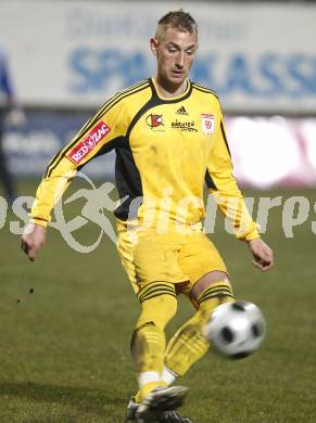 Fussball Red Zac Bundesliga. FC Kaernten gegen Red Bull Juniors Salzburg. Ulrich Winkler (FCK). Klagenfurt, am 28.3.2008.

Copyright Kuess

---
pressefotos, pressefotografie, kuess, qs, qspictures, sport, bild, bilder, bilddatenbank