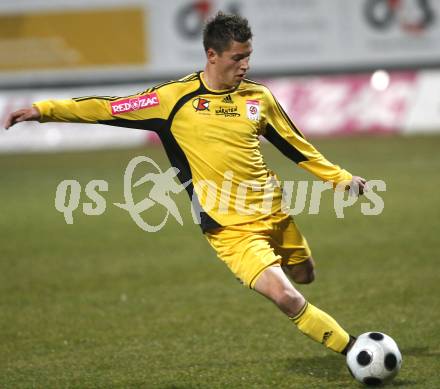 Fussball Red Zac Bundesliga. FC Kaernten gegen Red Bull Juniors Salzburg. Rene Seebacher (FCK). Klagenfurt, am 28.3.2008.

Copyright Kuess

---
pressefotos, pressefotografie, kuess, qs, qspictures, sport, bild, bilder, bilddatenbank