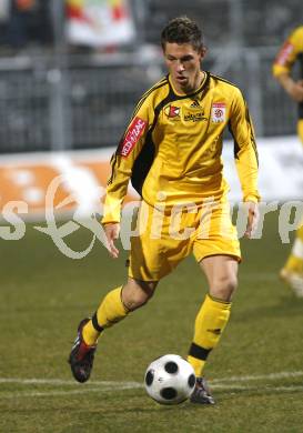 Fussball Red Zac Bundesliga. FC Kaernten gegen Red Bull Juniors Salzburg. Rene Seebacher (FCK). Klagenfurt, am 28.3.2008.

Copyright Kuess

---
pressefotos, pressefotografie, kuess, qs, qspictures, sport, bild, bilder, bilddatenbank