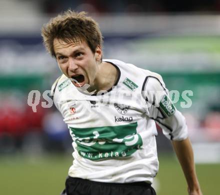 Fussball. Bundesliga. SK Austria Kelag Kaernten gegen LASK Linz.  Jubel Bubenik Wolfgang. Klagenfurt, 29.3.2008
Copyright Kuess

---
pressefotos, pressefotografie, kuess, qs, qspictures, sport, bild, bilder, bilddatenbank