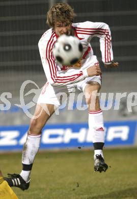 Fussball Red Zac Bundesliga. FC Kaernten gegen Red Bull Juniors Salzburg. Jan Marc Riegler (Salzburg). Klagenfurt, am 28.3.2008.

Copyright Kuess

---
pressefotos, pressefotografie, kuess, qs, qspictures, sport, bild, bilder, bilddatenbank