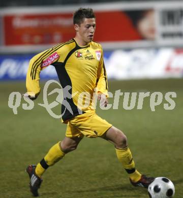 Fussball Red Zac Bundesliga. FC Kaernten gegen Red Bull Juniors Salzburg. Rene Seebacher (FCK). Klagenfurt, am 28.3.2008.

Copyright Kuess

---
pressefotos, pressefotografie, kuess, qs, qspictures, sport, bild, bilder, bilddatenbank