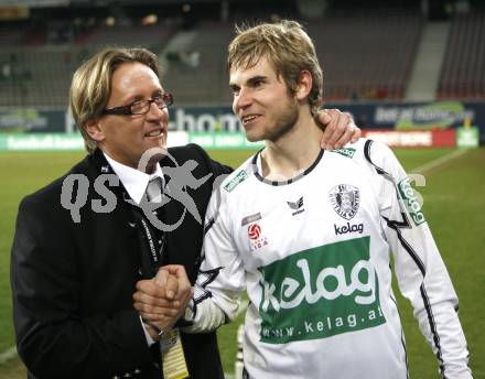 Fussball T-Mobile Bundesliga. SK Austria Kaernten gegen LASK. Manuel Weber (Kaernten). Klagenfurt, am 29.3.2008.

Copyright Kuess

---
pressefotos, pressefotografie, kuess, qs, qspictures, sport, bild, bilder, bilddatenbank