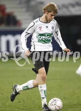 Fussball T-Mobile Bundesliga. SK Austria Kaernten gegen LASK. Manuel Weber (Kaernten). Klagenfurt, am 29.3.2008.

Copyright Kuess

---
pressefotos, pressefotografie, kuess, qs, qspictures, sport, bild, bilder, bilddatenbank