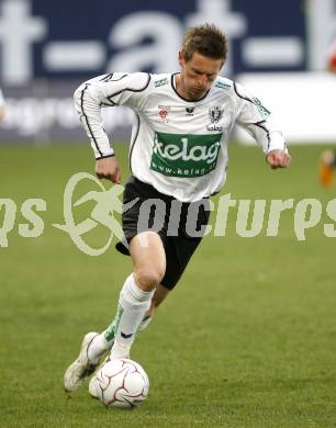 Fussball T-Mobile Bundesliga. SK Austria Kaernten gegen LASK. Gernot Plassnegger (Kaernten). Klagenfurt, am 29.3.2008.

Copyright Kuess

---
pressefotos, pressefotografie, kuess, qs, qspictures, sport, bild, bilder, bilddatenbank