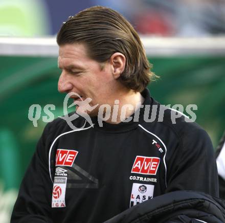 Fussball T-Mobile Bundesliga. SK Austria Kaernten gegen LASK. Co-Trainer Christian Stumpf (LASK). Klagenfurt, am 29.3.2008.

Copyright Kuess

---
pressefotos, pressefotografie, kuess, qs, qspictures, sport, bild, bilder, bilddatenbank