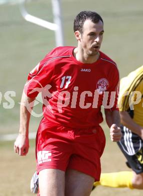 Fussball Unterliga Ost. Rosental Derby. Koettmannsdorf gegen Ludmannsdorf. Wolfgang Modritsch (Ludmannsdorf). Klagenfurt, am 30.3.2008.

Copyright Kuess

---
pressefotos, pressefotografie, kuess, qs, qspictures, sport, bild, bilder, bilddatenbank