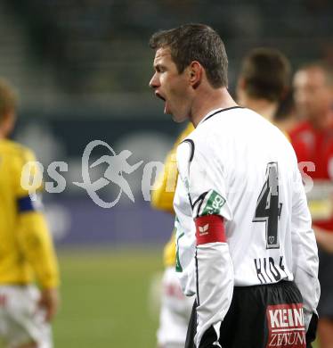 Fussball. Bundesliga. SK Austria Kelag Kaernten gegen Cashpoint SCR Altach. Hiden Martin (Kaernten). Klagenfurt, 4.4.2008
Copyright Kuess

---
pressefotos, pressefotografie, kuess, qs, qspictures, sport, bild, bilder, bilddatenbank