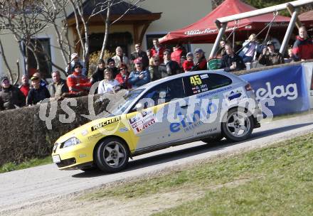 Motorsport. Rallye. Lavanttalrallye. Guenther Joerl, Wolfgang Haid (AUT). Wolfsberg, am 4.4.2008.

Copyright Kuess

---
pressefotos, pressefotografie, kuess, qs, qspictures, sport, bild, bilder, bilddatenbank