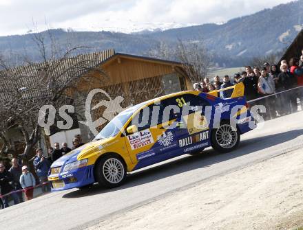 Motorsport. Rallye. Lavanttalrallye. Dipl.Ing. Gerhard Hanschitz, Ing. Robert Eberhard (AUT). Wolfsberg, am 4.4.2008.

Copyright Kuess

---
pressefotos, pressefotografie, kuess, qs, qspictures, sport, bild, bilder, bilddatenbank