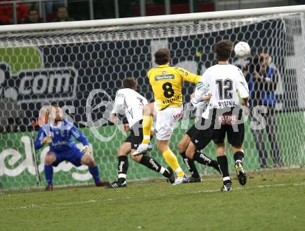 Fussball. Bundesliga. SK Austria Kelag Kaernten gegen Cashpoint SCR Altach. 0:1 durch Kirchler Roland (Altach). Klagenfurt, 4.4.2008
Copyright Kuess

---
pressefotos, pressefotografie, kuess, qs, qspictures, sport, bild, bilder, bilddatenbank