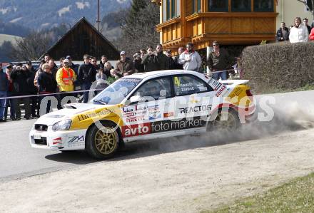 Motorsport. Rallye. Lavanttalrallye. Tomaz Kaucic, Peter Zorenc (SLO). Wolfsberg, am 4.4.2008.

Copyright Kuess

---
pressefotos, pressefotografie, kuess, qs, qspictures, sport, bild, bilder, bilddatenbank