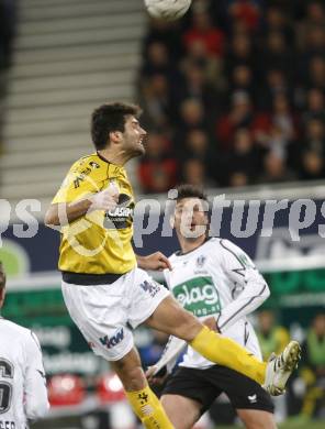 Fussball. Bundesliga. SK Austria Kelag Kaernten gegen Cashpoint SCR Altach. Kollmann Roland (Kaernten), Carreno Fernando (Altach). Klagenfurt, 4.4.2008
Copyright Kuess

---
pressefotos, pressefotografie, kuess, qs, qspictures, sport, bild, bilder, bilddatenbank