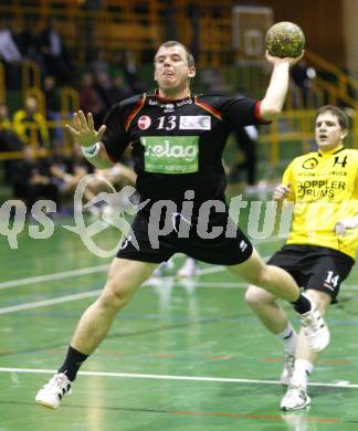 Handball. HCK 59 gegen Tulln. Armin Baeck (HCK). Viktring, am 5.4.2008
Copyright Kuess

---
pressefotos, pressefotografie, kuess, qs, qspictures, sport, bild, bilder, bilddatenbank