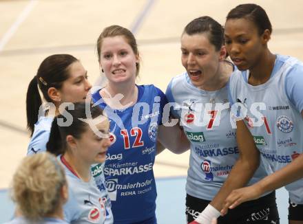 Volleyball Damen Bundesliga. ATSC Wildcats gegen ASKOE Linz Steg. Jubel Wildcats. Klagenfurt, am 5.4.2008.
Copyright Kuess

---
pressefotos, pressefotografie, kuess, qs, qspictures, sport, bild, bilder, bilddatenbank