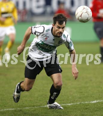 Fussball. T-Mobile Bundesliga. SK Austria Kelag Kaernten gegen Cashpoint SCR Altach. Alexander Hauser (Kaernten). Klagenfurt, 4.4.2008
Copyright Kuess

---
pressefotos, pressefotografie, kuess, qs, qspictures, sport, bild, bilder, bilddatenbank