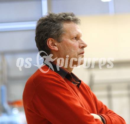 Volleyball Damen Bundesliga. ATSC Wildcats gegen ASKOE Linz Steg. Obmann Josef Joe Laibacher (Wildcats).  Klagenfurt, am 5.4.2008.
Copyright Kuess

---
pressefotos, pressefotografie, kuess, qs, qspictures, sport, bild, bilder, bilddatenbank