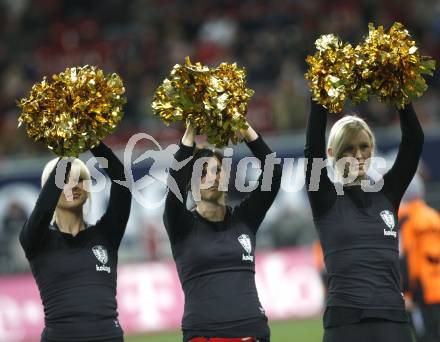 Fussball. Bundesliga. SK Austria Kelag Kaernten gegen Cashpoint SCR Altach. Cheerleaders (Kaernten). Klagenfurt, 4.4.2008
Copyright Kuess

---
pressefotos, pressefotografie, kuess, qs, qspictures, sport, bild, bilder, bilddatenbank