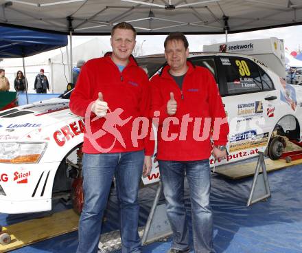 Motorsport. Rallye. Lavanttalrallye. Guenther Mueller, Thomas Kienzer (AUT). Wolfsberg, am 4.4.2008.

Copyright Kuess

---
pressefotos, pressefotografie, kuess, qs, qspictures, sport, bild, bilder, bilddatenbank