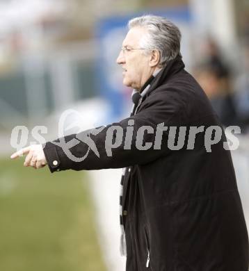 Fussball Regionalliga. SK Austria Kaernten Amateure gegen Gmunden. Trainer Dolfi Blutsch (Gmunden). Klagenfurt, am 6.4.2008.
Copyright Kuess

---
pressefotos, pressefotografie, kuess, qs, qspictures, sport, bild, bilder, bilddatenbank