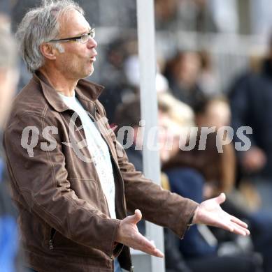 Fussball Regionalliga. SK Austria Kaernten Amateure gegen Gmunden. Trainer Walter Schoppitsch (Kaernten). Klagenfurt, am 6.4.2008.
Copyright Kuess

---
pressefotos, pressefotografie, kuess, qs, qspictures, sport, bild, bilder, bilddatenbank