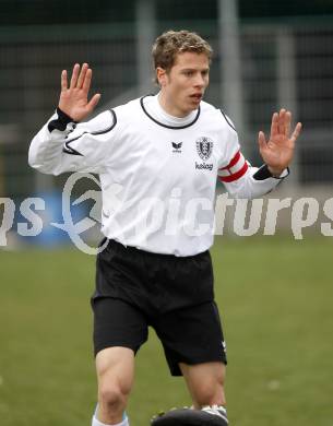 Fussball Regionalliga. SK Austria Kaernten Amateure gegen Gmunden. Guenther Stoxreiter (Kaernten). Klagenfurt, am 6.4.2008.
Copyright Kuess

---
pressefotos, pressefotografie, kuess, qs, qspictures, sport, bild, bilder, bilddatenbank