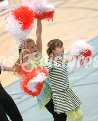 Volleyball Damen Bundesliga. ATSC Wildcats gegen ASKOE Linz Steg. Cheerleaders (Wildcats). Klagenfurt, am 5.4.2008.
Copyright Kuess

---
pressefotos, pressefotografie, kuess, qs, qspictures, sport, bild, bilder, bilddatenbank