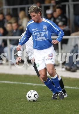 Fussball Regionalliga. SK Austria Kaernten Amateure gegen Gmunden. Andreas gahleitner (Gmunden). Klagenfurt, am 6.4.2008.
Copyright Kuess

---
pressefotos, pressefotografie, kuess, qs, qspictures, sport, bild, bilder, bilddatenbank