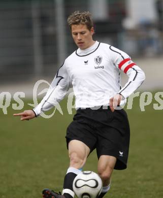 Fussball Regionalliga. SK Austria Kaernten Amateure gegen Gmunden. Guenther Stoxreiter (Kaernten). Klagenfurt, am 6.4.2008.
Copyright Kuess

---
pressefotos, pressefotografie, kuess, qs, qspictures, sport, bild, bilder, bilddatenbank