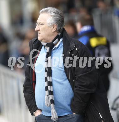 Fussball Regionalliga. SK Austria Kaernten Amateure gegen Gmunden. Trainer Dolfi Blutsch (Gmunden). Klagenfurt, am 6.4.2008.
Copyright Kuess

---
pressefotos, pressefotografie, kuess, qs, qspictures, sport, bild, bilder, bilddatenbank