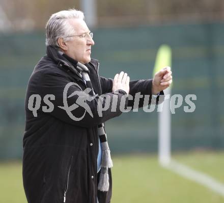 Fussball Regionalliga. SK Austria Kaernten Amateure gegen Gmunden. Trainer Dolfi Blutsch (Gmunden). Klagenfurt, am 6.4.2008.
Copyright Kuess

---
pressefotos, pressefotografie, kuess, qs, qspictures, sport, bild, bilder, bilddatenbank