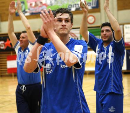 Handball. SVVW Klagenfurt gegen SC Ferlach. Jubel SC Ferlach. Klagenfurt, am 6.4.2008
Copyright Kuess

---
pressefotos, pressefotografie, kuess, qs, qspictures, sport, bild, bilder, bilddatenbank