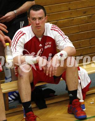 Handball. SVVW Klagenfurt gegen SC Ferlach. Rok Krt (SVVW). Klagenfurt, am 6.4.2008
Copyright Kuess

---
pressefotos, pressefotografie, kuess, qs, qspictures, sport, bild, bilder, bilddatenbank