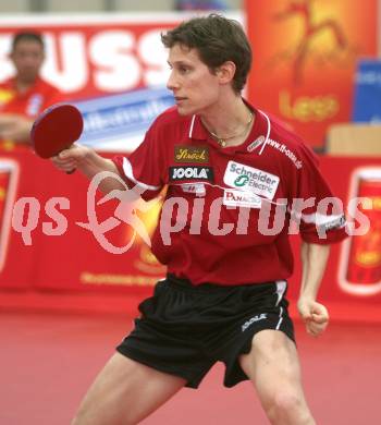 Tischtennis Länderspiel. Österreich gegen China. Robert Gardos (AUT). Klagenfurt, am 21.4.2006.
Foto: Kuess
---
pressefotos, pressefotografie, kuess, qs, qspictures, sport, bild, bilder, bilddatenbank