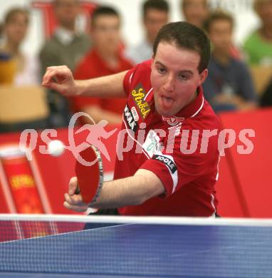 Tischtennis Länderspiel. Österreich gegen China.Christoph Simoner (AUT). Klagenfurt, am 21.4.2006.
Foto: Kuess
---
pressefotos, pressefotografie, kuess, qs, qspictures, sport, bild, bilder, bilddatenbank