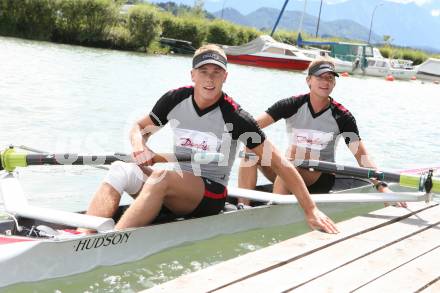 Rudern.  Männer Zweier ohne Steuermann.Lase Dittmann, Daniel Groff. Danish Rowing Federation.  Daenemark. Völkermarkt, am 13.8.2006.
Foto: Kuess
---
pressefotos, pressefotografie, kuess, qs, qspictures, sport, bild, bilder, bilddatenbank