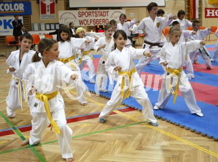 Karate. Oesterreichische Meisterschaften. Karatedemonstration des Wolfsberger Karatenachwuchses. Wolfsberg, am 12.4.2008
Copyright Kuess

---
pressefotos, pressefotografie, kuess, qs, qspictures, sport, bild, bilder, bilddatenbank