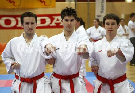 Karate. Oesterreichische Meisterschaften. Marco Kassmannhuber, Mike Schaunig, Martin Kremser. Wolfsberg, am 12.4.2008
Copyright Kuess

---
pressefotos, pressefotografie, kuess, qs, qspictures, sport, bild, bilder, bilddatenbank